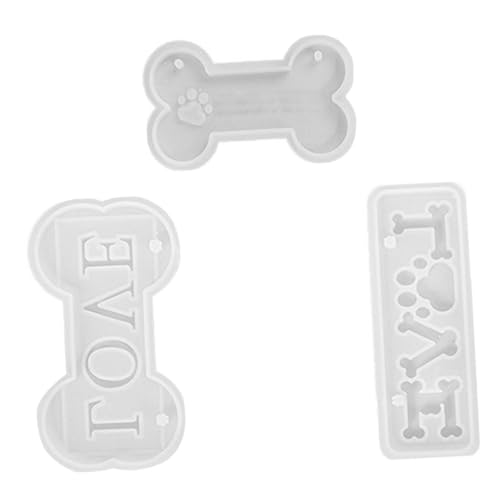 Hemobllo 1Satz Hundeknochen Silikonform Teilig DIY Epoxidharz Gießform für Handgemachte Hängende Tags und Leicht zu Entformen Dekoratives Design Hemobllo 1Satz Hundeknochen Silikonform Teilig DIY Epoxidharz Gießform für Handgemachte Hängende Tags und Leicht zu Entformen Dekoratives Design von Hemobllo