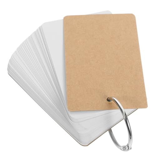 Hemobllo 1Satz Leere Flash Karten mit Ringen DIY Karten für Notizen und Kreative Projekte Pakete aus Hochwertigem für Schule Büro und Zuhause Hemobllo 1Satz Leere Flash Karten mit Ringen DIY Karten für Notizen und Kreative Projekte Pakete aus Hochwertigem für Schule Büro und Zuhause von Hemobllo