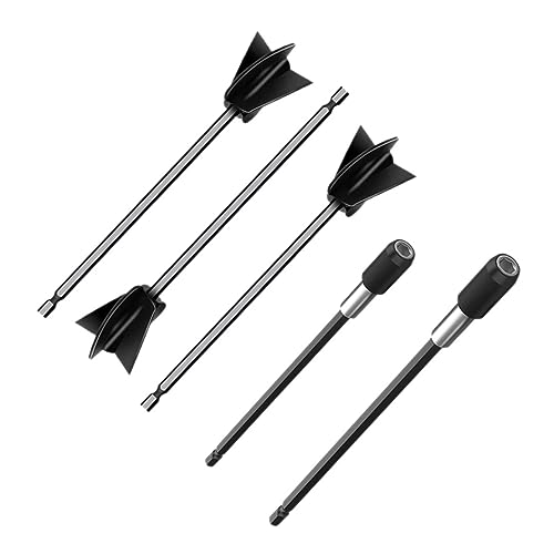 Hemobllo 1Satz Resin Mixer Paddles Teiliges Epoxidharz Mischerset für Bohrmaschinen zum Mischen von Lack aus Langlebigem Einfach zu Bedienen von Hemobllo