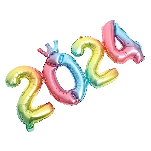 Hemobllo 1Satz Zahlenballons Aluminiumfolie Ballons für Neujahrs und Abschlussfeiern zur Dekoration von Wänden Fenstern und Partys Hemobllo 1Satz Zahlenballons Aluminiumfolie Ballons für Neujahrs und Abschlussfeiern zur Dekoration von Wänden Fenstern und Partys von Hemobllo