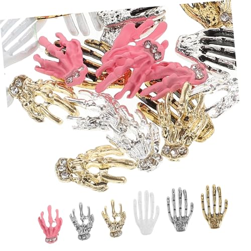 Hemobllo 1Tasche Halloween Charms Anhänger Totenschädel Design für DIY Nagelkunst Dekoration für Halloween Nägel und Maniküre Hemobllo 1Tasche Halloween Charms Anhänger Totenschädel Design für DIY Nagelkunst Dekoration für Halloween Nägel und Maniküre von Hemobllo