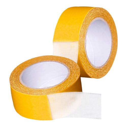 Hemobllo 2 Rollen Stark Haftendes Doppelseitiges Teppichklebeband Rutschfest Geeignet für Teppich Holzboden Fliesen Robustes für Dekoration und Baugebrauch Hemobllo 2 Rollen Stark Haftendes Doppelseitiges Teppichklebeband Rutschfest Geeignet für Teppich Holzboden Fliesen Robustes für Dekoration und Baugebrauch von Hemobllo