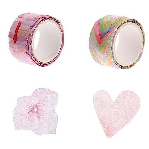 Hemobllo 2 Rollen Washi Tape Blütenblatt Dekoratives Klebeband Selbstklebend für Scrapbooking Journal Planer DIY Bastelarbeiten Blumenmuster ohne Rückstände Hemobllo 2 Rollen Washi Tape Blütenblatt Dekoratives Klebeband Selbstklebend für Scrapbooking Journal Planer DIY Bastelarbeiten Blumenmuster ohne Rückstände von Hemobllo