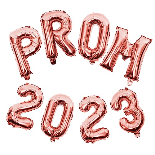 Hemobllo 2 Sätze 2023 Klassenzimmer dekorative Luftballons Ballons zum Jahrgang 2023 erhalten klein dekorative raumluftballons Abschlussfeier Ballon Aluminiumfolie Rose Gold Hemobllo 2 Sätze 2023 Klassenzimmer dekorative Luftballons Ballons zum Jahrgang 2023 erhalten klein dekorative raumluftballons Abschlussfeier Ballon Aluminiumfolie Rose Gold von Hemobllo