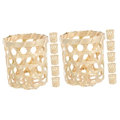 Hemobllo 2 Sätze Korbdekor Dekoration Körbe Dekorativ Tisch Votiv- Rustikal Mit Candlestick Decor Kerzenhalter Candlestick -herzstück Herzstück Korb Bambus Beige 6 Stück * 2 Hemobllo 2 Sätze Korbdekor Dekoration Körbe Dekorativ Tisch Votiv- Rustikal Mit Candlestick Decor Kerzenhalter Candlestick -herzstück Herzstück Korb Bambus Beige 6 Stück * 2 von Hemobllo