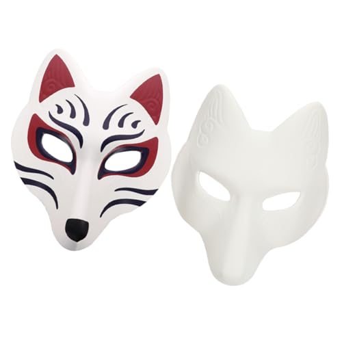 Hemobllo 2 Stück DIY Leichte Fuchs Masken Bemalen Blanko Party Masken für Karneval Maskenball Halloween Kostüm Accessoires für Damen Faschingsmasken Dekoration und Maskerade Hemobllo 2 Stück DIY Leichte Fuchs Masken Bemalen Blanko Party Masken für Karneval Maskenball Halloween Kostüm Accessoires für Damen Faschingsmasken Dekoration und Maskerade von Hemobllo
