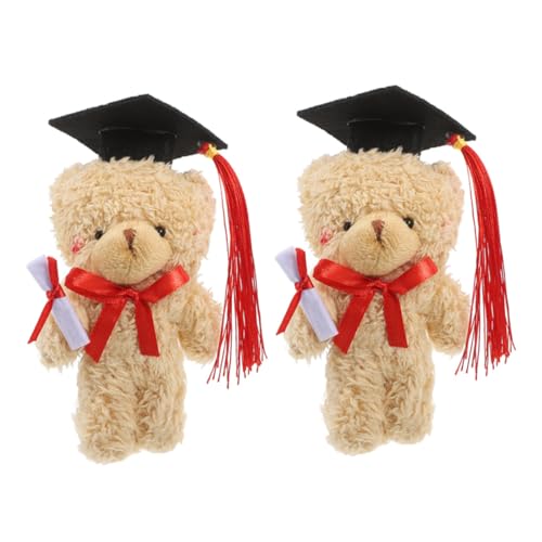 Hemobllo 2 Stück Dr. Bärenpuppe Plüsch-Abschlussbär Der Abschluss hat Charme Plüsch-Grad-Bär Abschluss Bär Bär der Abschlusssaison Grad Animal Diplom-Bär PP Baumwolle Light Brown Hemobllo 2 Stück Dr. Bärenpuppe Plüsch-Abschlussbär Der Abschluss hat Charme Plüsch-Grad-Bär Abschluss Bär Bär der Abschlusssaison Grad Animal Diplom-Bär PP Baumwolle Light Brown von Hemobllo