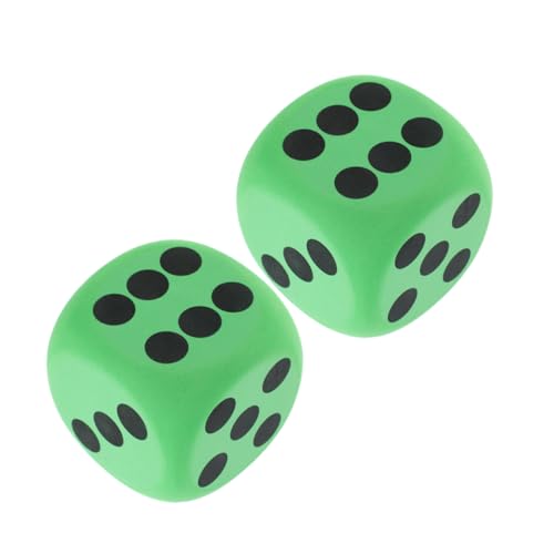Hemobllo 2 Stück Farbige Würfel große Würfel Schaumstoffwürfel Jumbo Riesige Schaumstoffwürfel Spiel überdimensioniert riesige Würfel Schaumstoffwürfel für Riesenwürfelschaum Eva von Hemobllo