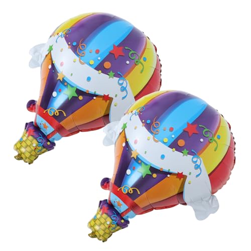 Hemobllo 2 Stück Heißluftballon Folienballons Alles zum Geburtstag Dekorationen Partydekorationen Reise-Party-Ballons Aluminiumfolie Hemobllo 2 Stück Heißluftballon Folienballons Alles zum Geburtstag Dekorationen Partydekorationen Reise-Party-Ballons Aluminiumfolie von Hemobllo
