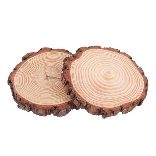 Hemobllo 2 Stück Holzscheiben mit Rinde Natürliche Baumscheiben für DIY Basteln Rustikale Holzplatten für Hochzeit Weihnachtsdeko Unbemalte Runde Holzscheiben für Handwerk Hemobllo 2 Stück Holzscheiben mit Rinde Natürliche Baumscheiben für DIY Basteln Rustikale Holzplatten für Hochzeit Weihnachtsdeko Unbemalte Runde Holzscheiben für Handwerk von Hemobllo
