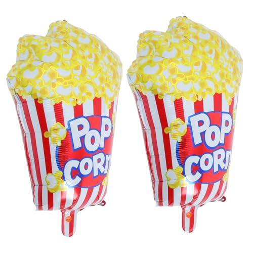 Hemobllo 2 Stück Popcornballon Popcorn-Dekorationen Ballon zum Thema Film Dekorationen für Filmgeburtstage Popcorn-Ballons Folienballons Karnevalsballons Aluminiumfolie Hemobllo 2 Stück Popcornballon Popcorn-Dekorationen Ballon zum Thema Film Dekorationen für Filmgeburtstage Popcorn-Ballons Folienballons Karnevalsballons Aluminiumfolie von Hemobllo