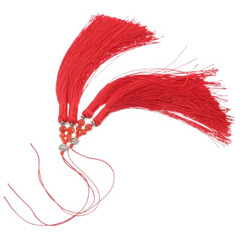 Hemobllo 2 Stück Tai Chi Spike Quaste Taschenanhänger Chinesische Quaste Anhänger Quasten Für Schlüsselanhänger Herstellung Quaste Tischset Polyester Rot Hemobllo 2 Stück Tai Chi Spike Quaste Taschenanhänger Chinesische Quaste Anhänger Quasten Für Schlüsselanhänger Herstellung Quaste Tischset Polyester Rot von Hemobllo