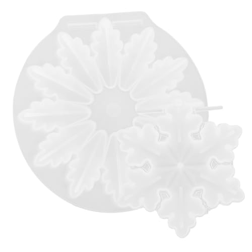 Hemobllo 2 Stück Teiliges Silikon Formen Schneeflocken für DIY Harz Gießen Flexible Epoxidharz Formen Weihnachtsdeko Ornament Basteln Leicht Entformbar Langlebig Hemobllo 2 Stück Teiliges Silikon Formen Schneeflocken für DIY Harz Gießen Flexible Epoxidharz Formen Weihnachtsdeko Ornament Basteln Leicht Entformbar Langlebig von Hemobllo
