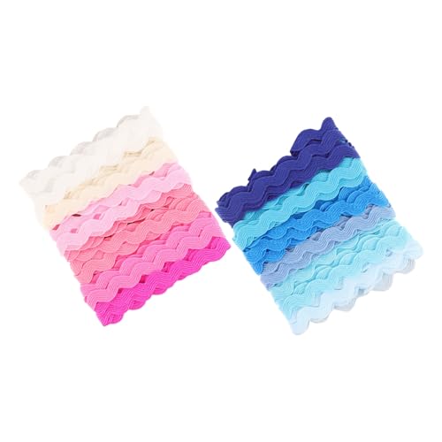 Hemobllo 2 Stück Teiliges Wellenkanten Geschenkband Farbige Dekobänder für Geschenkverpackung DIY Basteln Party und Hochzeitsdeko Vielseitig Einsetzbar Farbenfrohes Zierband Hemobllo 2 Stück Teiliges Wellenkanten Geschenkband Farbige Dekobänder für Geschenkverpackung DIY Basteln Party und Hochzeitsdeko Vielseitig Einsetzbar Farbenfrohes Zierband von Hemobllo