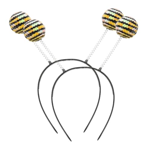 Hemobllo 2 Stück Tier Stirnbänder Cartoon Haarbänder Cartoon Insekten Stirnbänder Cartoon Haar Accessoires Antennen Haarband Für Tier Anziehsachen Für Cartoon Accessoires von Hemobllo