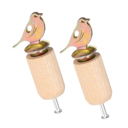 Hemobllo 2 Stück Vogelpfeife Pfeifen für Kinderpfeife Vogelrufe Partypfeifen Holz Beige von Hemobllo