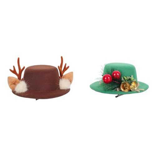 Hemobllo 2 Stück Weihnachtliche Hirschgeweih Haarspangen mit Grünen Beeren Leichtes Party Haaraccessoire für Damen und Mädchen Festliches Kopfschmuck für Xmas Partys Cosplay und Kostüme Hemobllo 2 Stück Weihnachtliche Hirschgeweih Haarspangen mit Grünen Beeren Leichtes Party Haaraccessoire für Damen und Mädchen Festliches Kopfschmuck für Xmas Partys Cosplay und Kostüme von Hemobllo