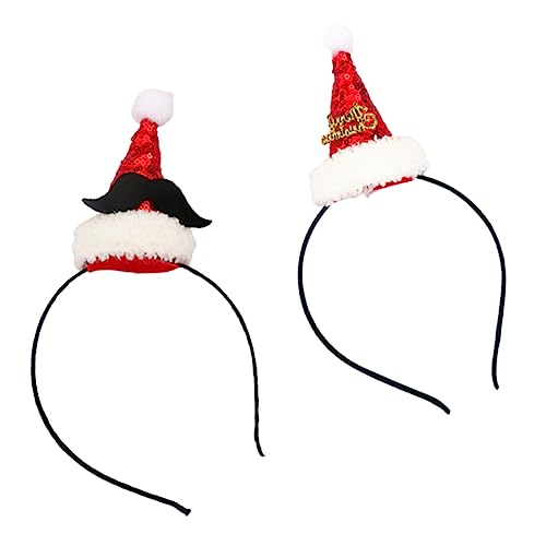 Hemobllo 2 Stück Weihnachtliches Teiliges Pailletten Haarband Festliches Hut Stirnband Haaraccessoire Auffällige Haar Dekoration für Weihnachten Party Fotos und Geschenkideen Hemobllo 2 Stück Weihnachtliches Teiliges Pailletten Haarband Festliches Hut Stirnband Haaraccessoire Auffällige Haar Dekoration für Weihnachten Party Fotos und Geschenkideen von Hemobllo
