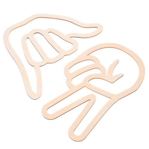 Hemobllo 2 Stück -ornament-bastelset Das Fingerhanddekor Schmuckhandwerk Für Schmuckherstellungsset Für Bastelset Für Holz Beige Hemobllo 2 Stück -ornament-bastelset Das Fingerhanddekor Schmuckhandwerk Für Schmuckherstellungsset Für Bastelset Für Holz Beige von Hemobllo