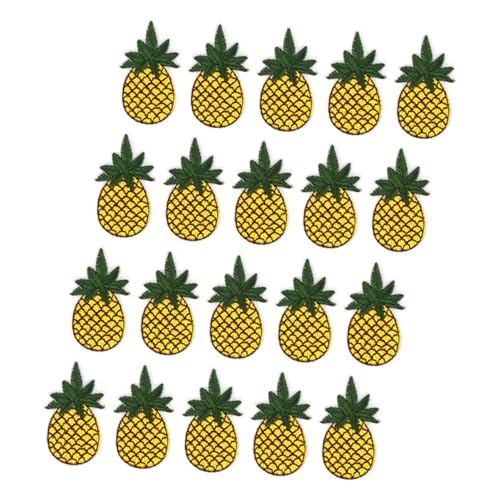 Hemobllo 20 Stück Ananas Aufnäher zum Aufbügeln Bestickte DIY Patches für Kleidung Rucksäcke Hüte Hosen Langlebige Applikationen zur Kreativen Textilgestaltung Hemobllo 20 Stück Ananas Aufnäher zum Aufbügeln Bestickte DIY Patches für Kleidung Rucksäcke Hüte Hosen Langlebige Applikationen zur Kreativen Textilgestaltung von Hemobllo