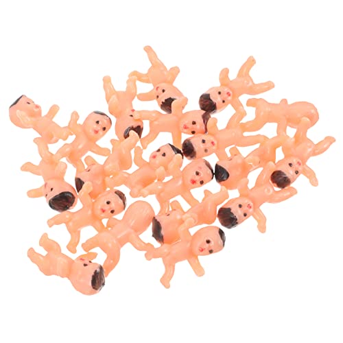 Hemobllo 20 Stück Engel Puppe Mini- -modell Kuchendekoration Für Die Babyparty Babyparty-requisiten Kleines Babymodell Mini- -dekore Kleine Babys Mini-babys Plastik von Hemobllo