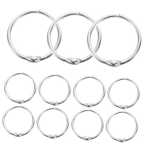 Hemobllo 20 Stück Snap Stationery Circle Pflicht Ring Index Schlüssel Mini Notizbuch Produkt Ö Verriegelung Buchbinderbedarf Schild Karteikarten Für Lernkarten Runden Revisionskarten Metall Hemobllo 20 Stück Snap Stationery Circle Pflicht Ring Index Schlüssel Mini Notizbuch Produkt Ö Verriegelung Buchbinderbedarf Schild Karteikarten Für Lernkarten Runden Revisionskarten Metall von Hemobllo