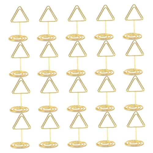 Hemobllo 20 Stück Teiliges Goldene Dreieckige Metall Kartenhalter Tischkartenhalter Stabil für Hochzeiten Restaurant Party Memo und Namenskartenhalter Vielseitig Einsetzbar Hemobllo 20 Stück Teiliges Goldene Dreieckige Metall Kartenhalter Tischkartenhalter Stabil für Hochzeiten Restaurant Party Memo und Namenskartenhalter Vielseitig Einsetzbar von Hemobllo