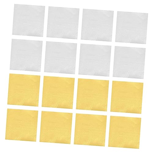 Hemobllo 200 Blatt Quadratisches Origami Papier Faltpapier für DIY Basteln Scrapbooking Partydekoration Silber und Gold Leicht zu Falten Mitteldicke Vielseitig für Kunsthandwerk von Hemobllo