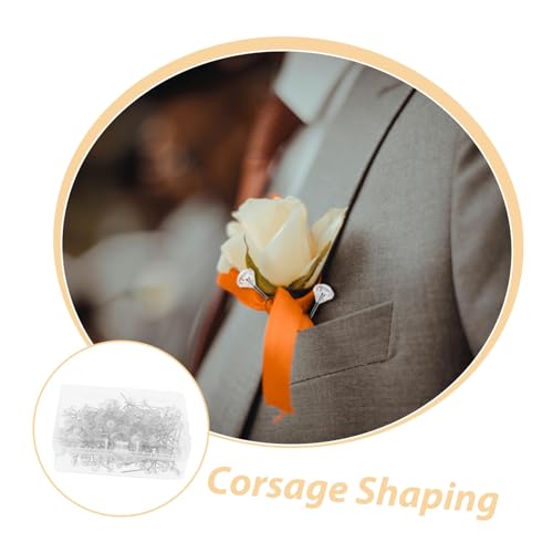Hemobllo 200 Stück Diamant Stecknadeln Transparent Große Köpfe Bouquet Stabilisierung Hochzeit Blumen Stecknadeln Für DIY Dekorationen Quilten von Hemobllo