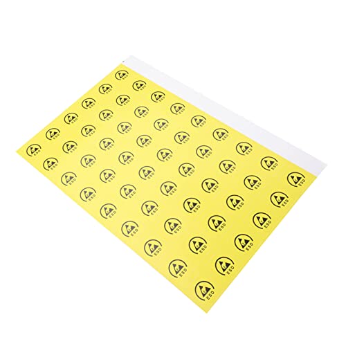 Hemobllo 200 Stück Statische Warnaufkleber Selbstklebend Gelb Elektrostatische Sicherheitsetiketten für Elektronische Geräte Versand und Maschinen Equipment Esd Schutz Hemobllo 200 Stück Statische Warnaufkleber Selbstklebend Gelb Elektrostatische Sicherheitsetiketten für Elektronische Geräte Versand und Maschinen Equipment Esd Schutz von Hemobllo