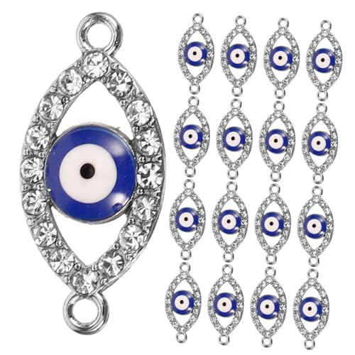 Hemobllo 20Stücke Augen Doppel Anhänger Schmuckzubehör für DIY Armbänder und Ohrringe für Schmuckgestaltung und Designs von Hemobllo