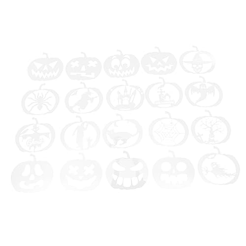 Hemobllo 20Stücke Halloween Kürbisschablonen Wiederverwendbare Malvorlagen für DIY Dekoration Wandschablonen für Projekte für Aktivitäten Hemobllo 20Stücke Halloween Kürbisschablonen Wiederverwendbare Malvorlagen für DIY Dekoration Wandschablonen für Projekte für Aktivitäten von Hemobllo