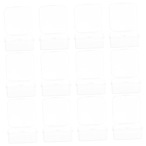Hemobllo 20Stücke Kleine Aufbewahrungsboxen Quadratische Plastikbehälter mit Scharnierdeckel für Perlen Schmuck Kleinteile und Bastelprojekte Hemobllo 20Stücke Kleine Aufbewahrungsboxen Quadratische Plastikbehälter mit Scharnierdeckel für Perlen Schmuck Kleinteile und Bastelprojekte von Hemobllo