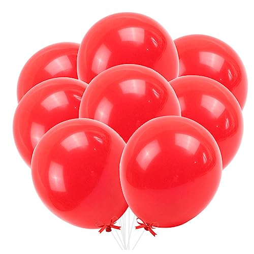 Hemobllo 20Stücke Latexballons Dicke Perlenbeschichtete Leuchtende Ballons Für Geburtstags Und Hochzeitsdekorationen Rot Für Partys Babypartys Und Besondere Anlässe von Hemobllo