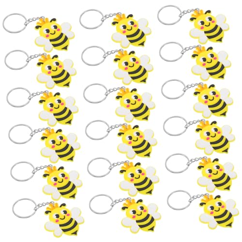Hemobllo 24 Stück Biene Schlüsselanhänger Gastgeschenke Für Kindergeburtstage Bienen Dekorationen Mini-bienen-schlüsselanhänger Bienen-mottoparty Bienenanhänger Bienenmotivzubehör Pvc Hemobllo 24 Stück Biene Schlüsselanhänger Gastgeschenke Für Kindergeburtstage Bienen Dekorationen Mini-bienen-schlüsselanhänger Bienen-mottoparty Bienenanhänger Bienenmotivzubehör Pvc von Hemobllo