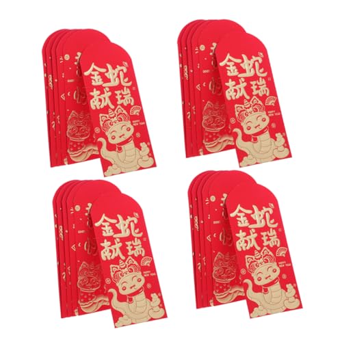 Hemobllo 24 Stück Teiliges Chinesische Neujahrs Hong Bao Umschläge Jahr der Schlange Rote Umschläge mit Glückssymbolen für Hochzeit Geburtstag Festlichkeiten Vielseitig Einsetzbar Hemobllo 24 Stück Teiliges Chinesische Neujahrs Hong Bao Umschläge Jahr der Schlange Rote Umschläge mit Glückssymbolen für Hochzeit Geburtstag Festlichkeiten Vielseitig Einsetzbar von Hemobllo