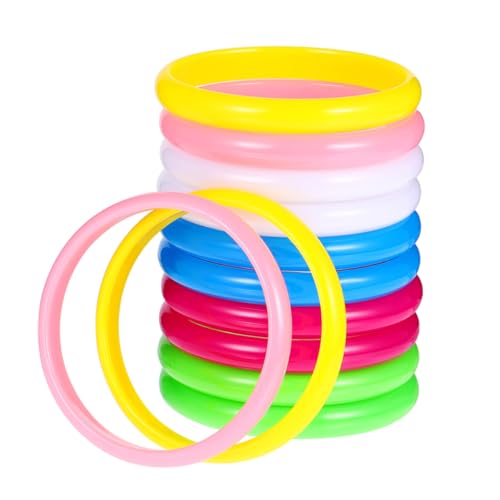 Hemobllo 24 Stück Teiliges Neon Candyfarbene Kunststoffarmbänder Bunte Jelly Bangles für Frauen und Leichte Bequeme Partyarmbänder als Geburtstags Mitgebsel und Dekoration von Hemobllo