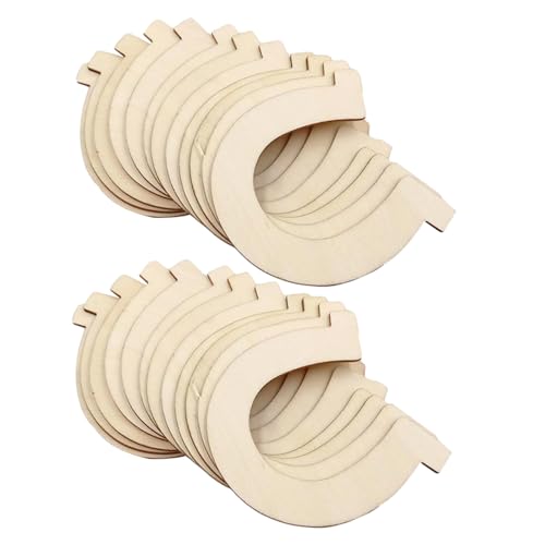 Hemobllo 24 Stück Teiliges Unbemalter Holzscheiben Hufeisenform Naturbelassene DIY Holzchips zum Bemalen und Basteln Glücksbringer für Wohnkultur Geburtstag Einweihungshaus Hemobllo 24 Stück Teiliges Unbemalter Holzscheiben Hufeisenform Naturbelassene DIY Holzchips zum Bemalen und Basteln Glücksbringer für Wohnkultur Geburtstag Einweihungshaus von Hemobllo