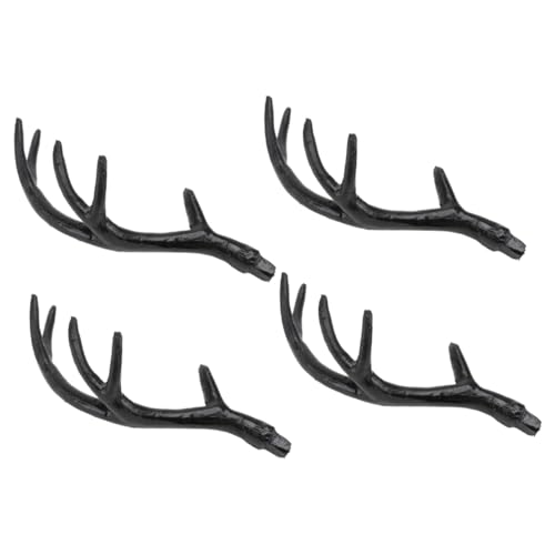 Hemobllo 2Paare Kunststoff Hirschgeweihe Realistischer Kopfschmuck für DIY Haarspangen für Halloween und Bastelprojekte Langlebige Requisiten Hemobllo 2Paare Kunststoff Hirschgeweihe Realistischer Kopfschmuck für DIY Haarspangen für Halloween und Bastelprojekte Langlebige Requisiten von Hemobllo