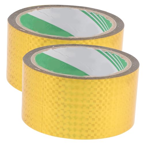 Hemobllo 2Rollen Multifunktions Prisma Klebeband Reflektierendes Geschenkband Dekoratives Bastelzubehör für DIY Projekte und Geschenkverpackungen Hemobllo 2Rollen Multifunktions Prisma Klebeband Reflektierendes Geschenkband Dekoratives Bastelzubehör für DIY Projekte und Geschenkverpackungen von Hemobllo
