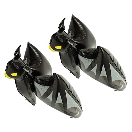 Hemobllo 2Stücke Halloween Ballon Kreative Fledermaus Luftballons für Halloween für Spukhaus Horrorpartys und Kinderveranstaltungen Langlebig und Sicher Hemobllo 2Stücke Halloween Ballon Kreative Fledermaus Luftballons für Halloween für Spukhaus Horrorpartys und Kinderveranstaltungen Langlebig und Sicher von Hemobllo