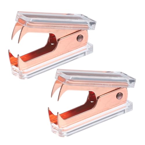 Hemobllo 2Stücke Heftklammerentferner Langlebig und Leicht für Büro und Zuhause Ergonomisches Design für Müheloses Entfernen von Klammern von Hemobllo