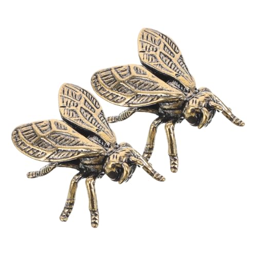 Hemobllo 2stücke Vintage Messing Bienenfiguren Antike Insektenornamente Für Schreibtischdekorationen Home Decor Und Sammlerstücke Teepet Statue Hemobllo 2stücke Vintage Messing Bienenfiguren Antike Insektenornamente Für Schreibtischdekorationen Home Decor Und Sammlerstücke Teepet Statue von Hemobllo