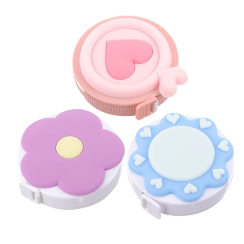 Hemobllo 3 Stck Maßband Teiliges Retractable Maßband für Körpermaße Weiches Tragbares Bandmaß Leicht und Kompakt für Nähen DIY Schule und Körpermessung Hemobllo 3 Stck Maßband Teiliges Retractable Maßband für Körpermaße Weiches Tragbares Bandmaß Leicht und Kompakt für Nähen DIY Schule und Körpermessung von Hemobllo