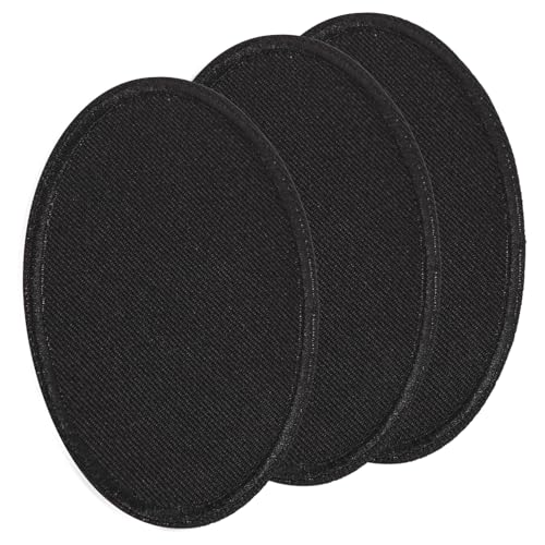 Hemobllo 3 Stück Selbstklebende Ovale Stoffflicken Große Applikationen für Jacken Kleidung Reparatur und Dekoration Cartoon Coat Patches Delicate Garment Patches von Hemobllo