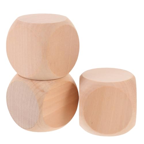 Hemobllo 3 Stück Teiliges Große Unvollendete Holz Würfel Natürliche Blanke Holzwürfel für DIY Bastelprojekte Glatte Oberfläche Ausgewogen und Vielseitig für Spiele und Kreative Gestaltung Hemobllo 3 Stück Teiliges Große Unvollendete Holz Würfel Natürliche Blanke Holzwürfel für DIY Bastelprojekte Glatte Oberfläche Ausgewogen und Vielseitig für Spiele und Kreative Gestaltung von Hemobllo
