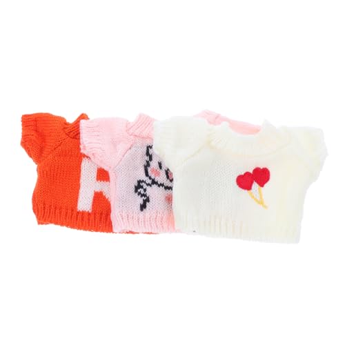 Hemobllo 3 Stück Teiliges Plüschbär Kleidung Weiche Wiederverwendbare Tierkostüme für Kuscheltiere Vielseitige Puppen Outfits für Sammler und Spielspaß von Hemobllo