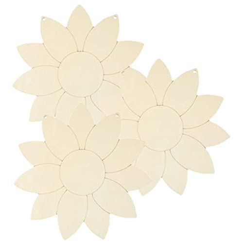Hemobllo 3 Stück Teiliges Sonnenblumen Holzchips Holzanhänger zum Bemalen DIY Holzausschnitt für Tischdeko Hochzeit Party Robuste Holzscheiben mit Abgerundeten Kanten Vielseitige Dekoideen Hemobllo 3 Stück Teiliges Sonnenblumen Holzchips Holzanhänger zum Bemalen DIY Holzausschnitt für Tischdeko Hochzeit Party Robuste Holzscheiben mit Abgerundeten Kanten Vielseitige Dekoideen von Hemobllo
