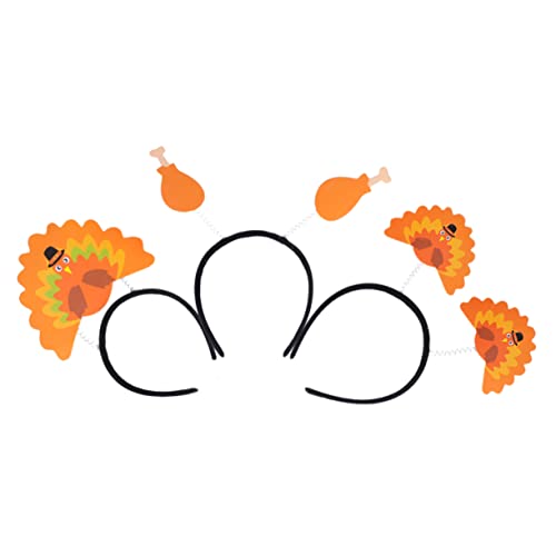 Hemobllo 3 Stück Thanksgiving Truthahn Haarreif Teiliges Lustige Party Haarschmuck Damen Festliche Kopfbedeckung für Foto Requisiten und Feierlichkeiten Hemobllo 3 Stück Thanksgiving Truthahn Haarreif Teiliges Lustige Party Haarschmuck Damen Festliche Kopfbedeckung für Foto Requisiten und Feierlichkeiten von Hemobllo