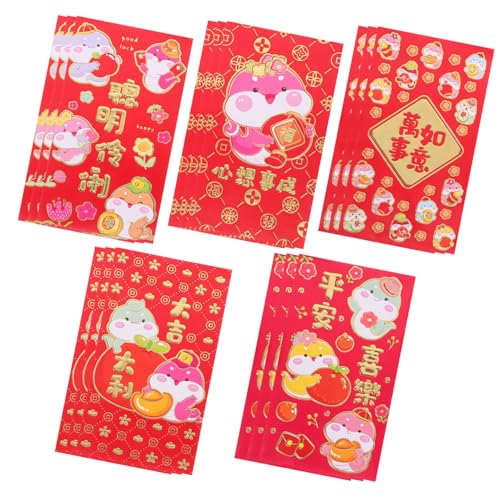 Hemobllo 30 Stück Teiliges Chinesische Rote Umschläge Jahr Schlange mit Cartoon Zodiakmotiv Langlebige Papierqualität Große Kapazität Festlich für Neujahr und Hochzeiten Geeignet Hemobllo 30 Stück Teiliges Chinesische Rote Umschläge Jahr Schlange mit Cartoon Zodiakmotiv Langlebige Papierqualität Große Kapazität Festlich für Neujahr und Hochzeiten Geeignet von Hemobllo